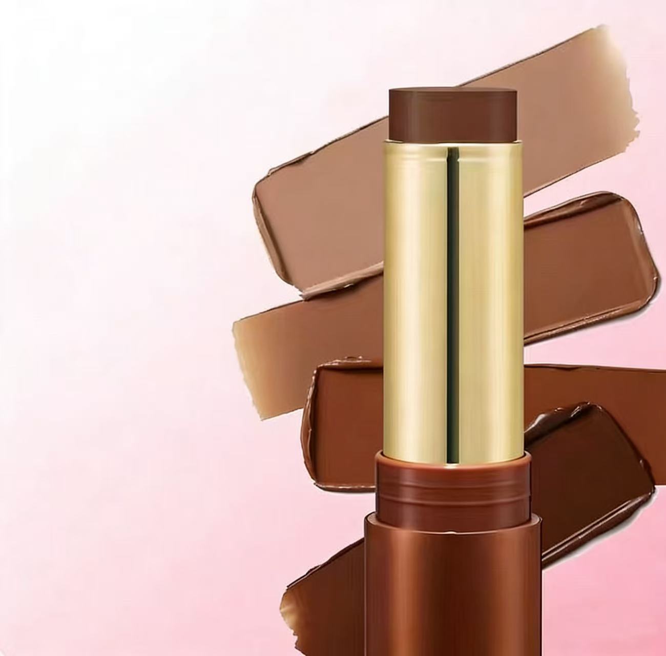 Chocolate-colored Facial Contouring Stick Concealer Matte Highlighter Base Liquid Nose Shadow Shadow Contour Bronze Sculpt