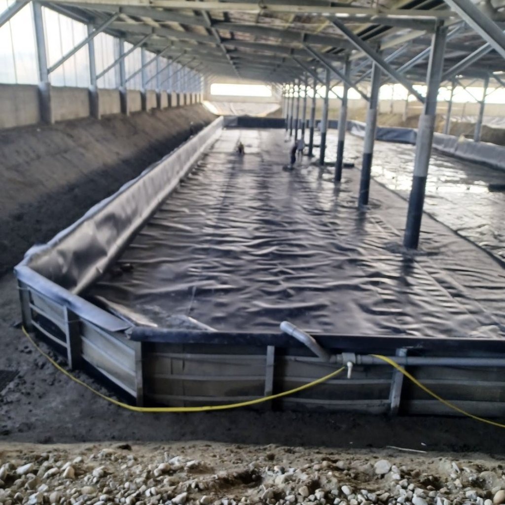 Black Green 1.5mm HDPE Geomembrane Eco-Friendly Durable Anti-UV Waterproof Fish Farm Dam Pond Landfill Liner Roll
