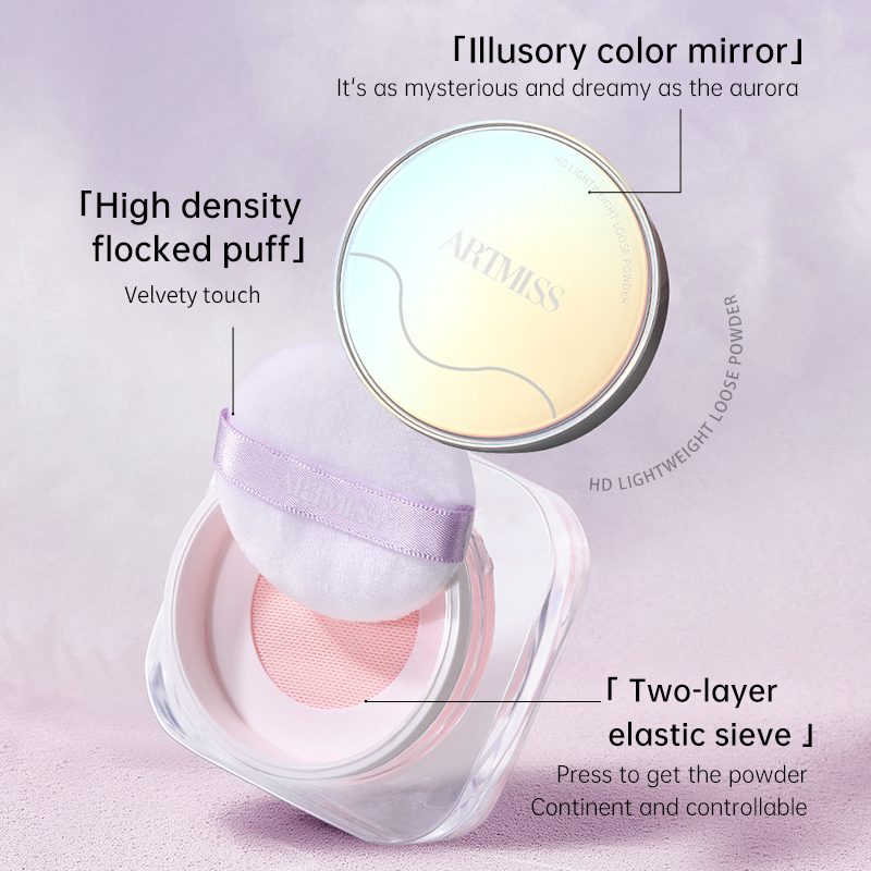 Make Your Own Setting Powder Sunscreen Powder Private Label Face Makeup Translucent Setting Loose Powder For All Skin