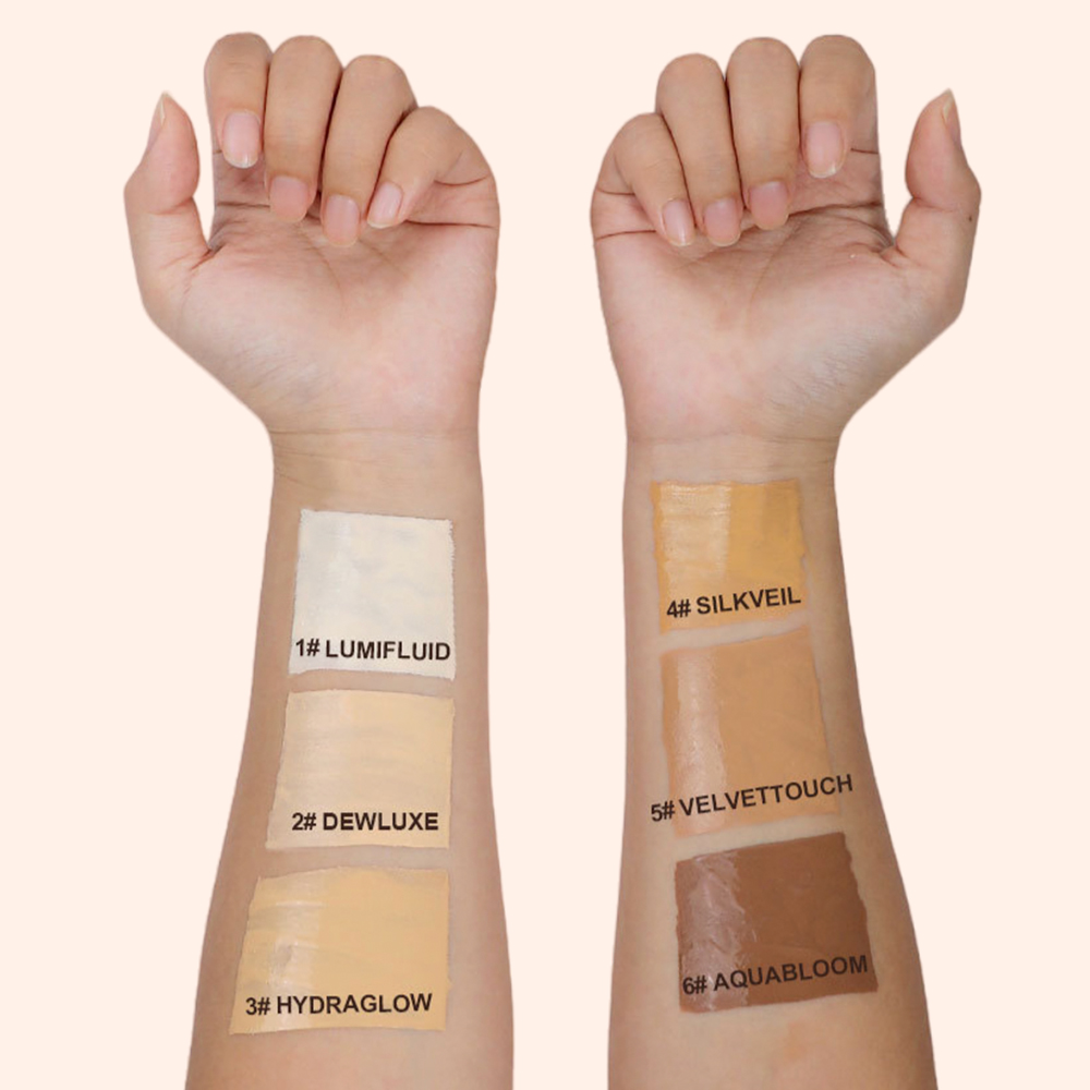 Korean Style Moisturizing Cushion Foundation Natural Coverage Liquid Form Concealer Brightening &amp; Whitening Bulk Order Discount