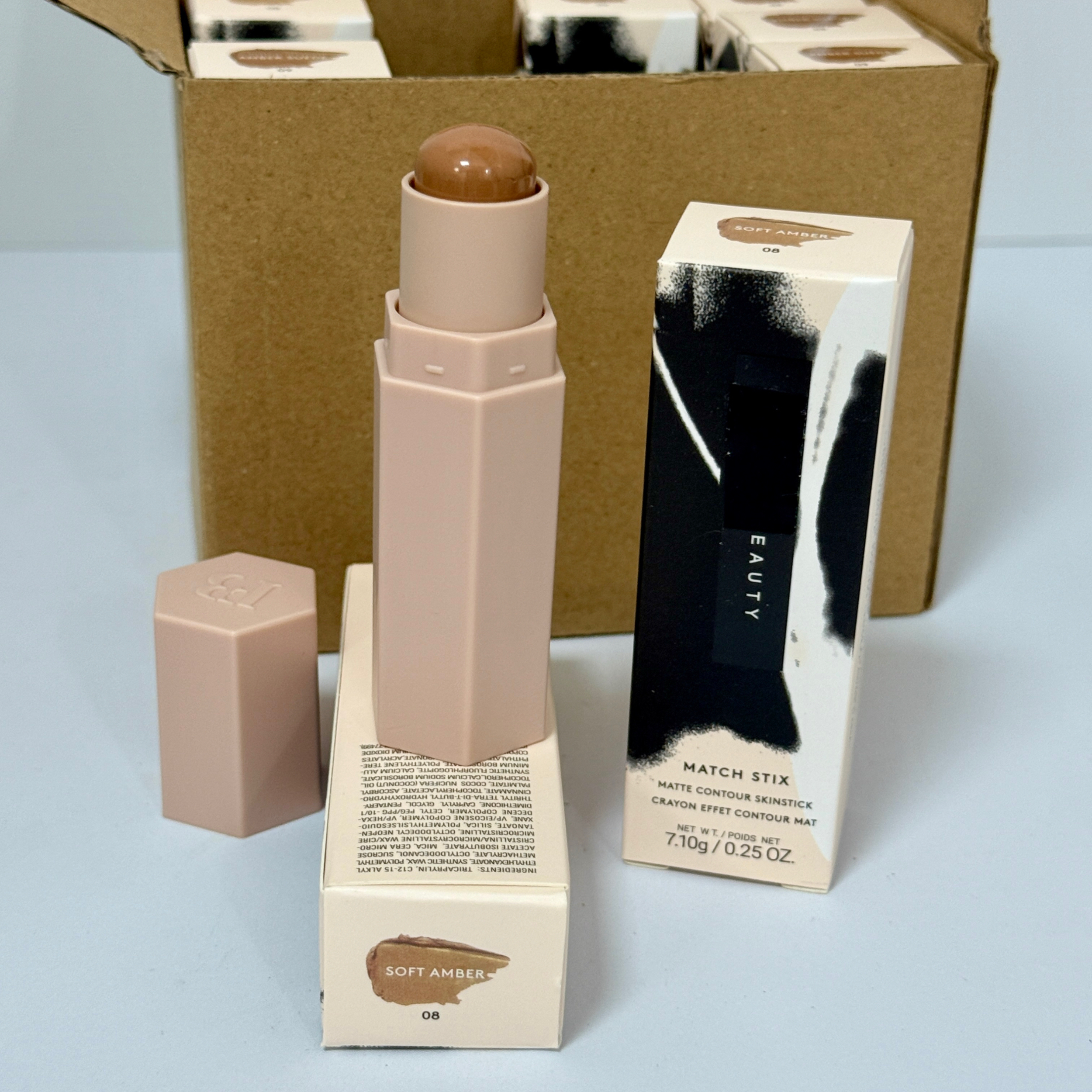Multi-purpose Contour Pen and Highlighter, Waterproof and Long-lasting Cosmetic Face Contour Stick, FEN Makeup Bronze Stick