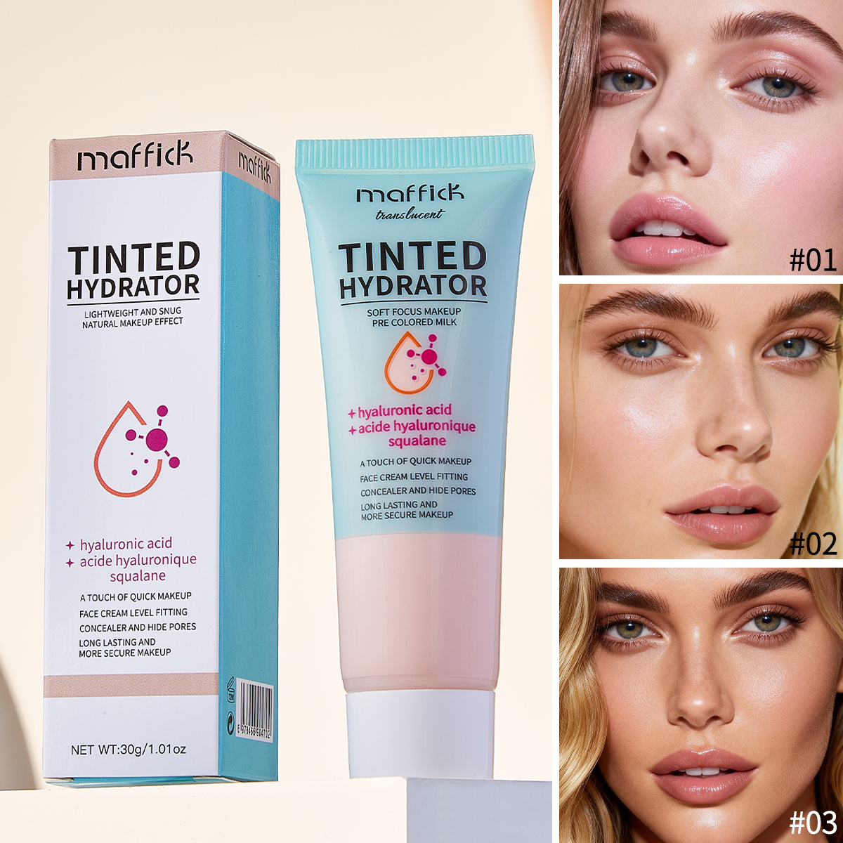 Maffick Private Label Vegan Concealer Cream Face Primer Transparent Moisturizing Makeup Base Custom Logo Pore Invisible