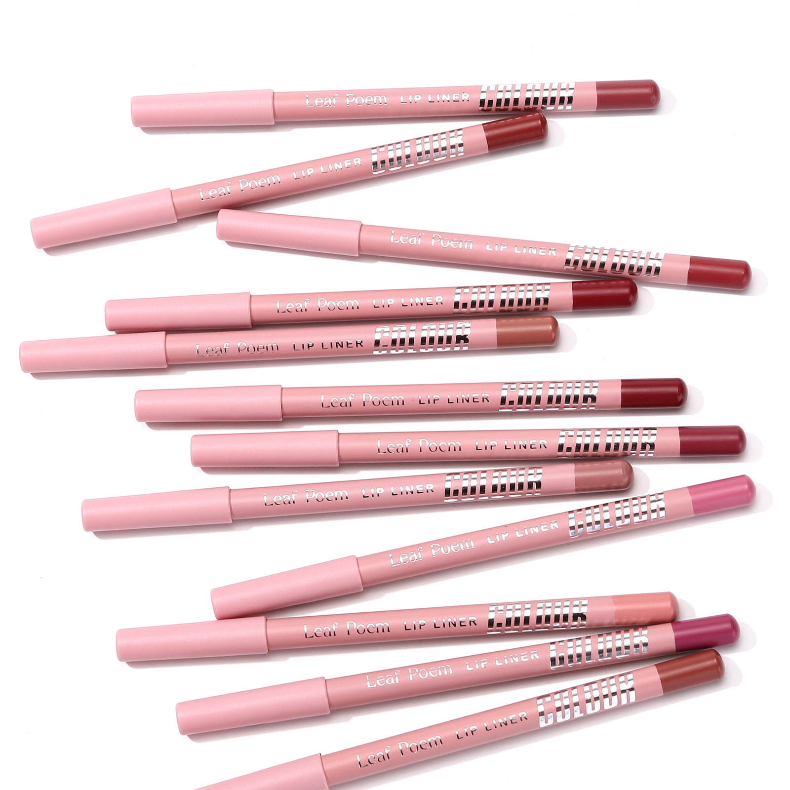 Private Label Built-in Sharpener Matte Cosmetic Lip Liner Pencil Sample Size Wholesale Zhejiang Model LY0001055N