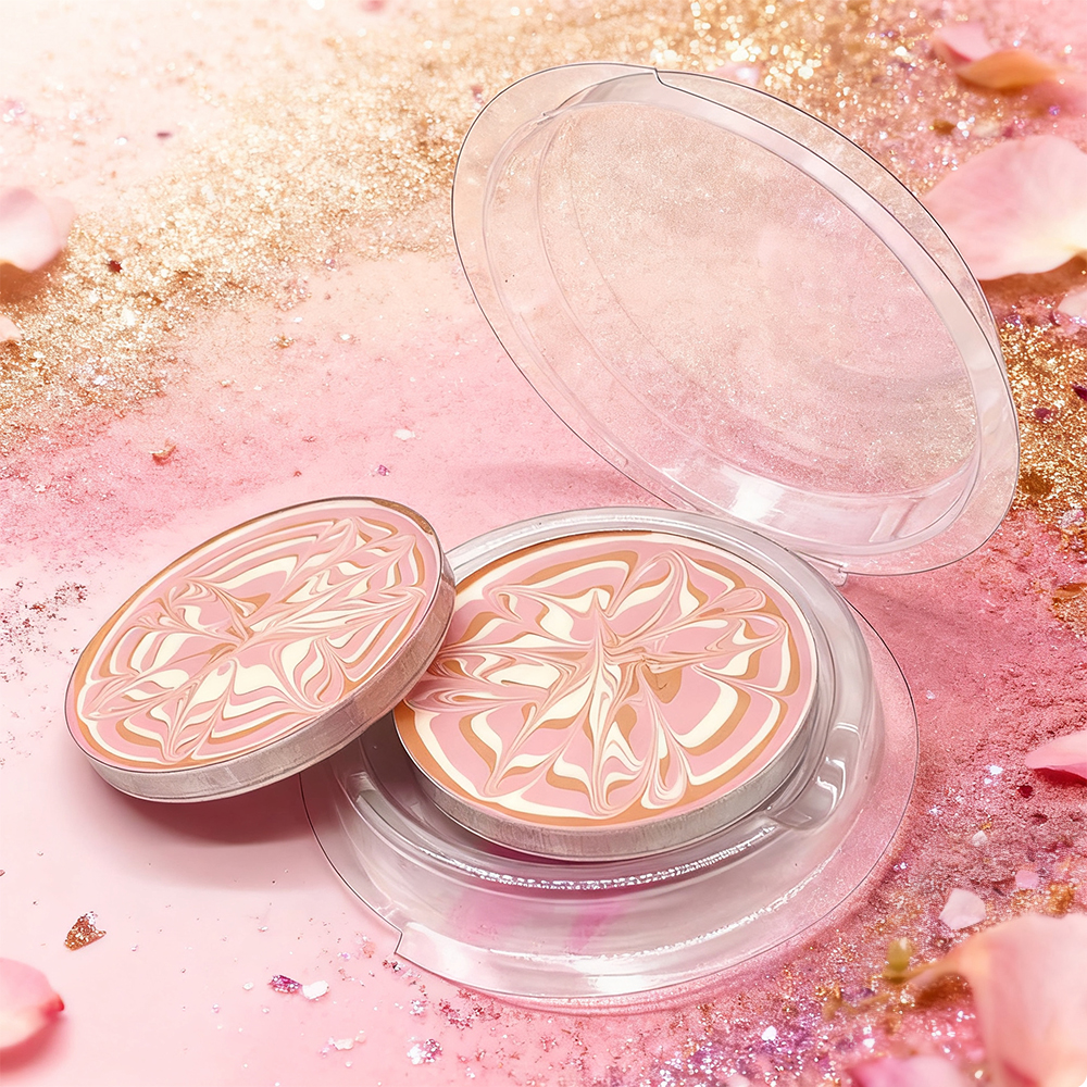 Full Coverage Oil-Controlled Cushion Foundation Cream Concealer for Dark Skin Tones Custom Labeled Pressed Powder