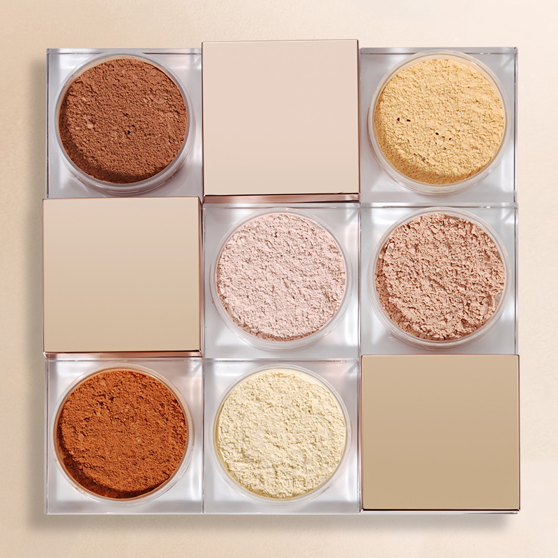 Custom Own Logo Cosmetics Loose Powder Long Lasting Waterproof Minerals Makeup Loose Setting Powder Private Label Makeup