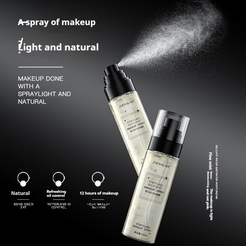 Quick Makeup Setting Spray - Waterproof, Sweat-Resistant, Long-Lasting, Oil-Control, Hydrating Setting Spray