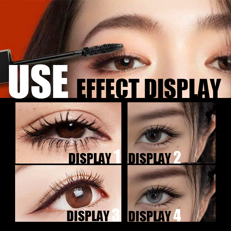 Hot Selling Private Label Vegan Liquid Mascara Waterproof &amp; Curl-Defining Silk Fiber Eyelash Lengthening Wholesale