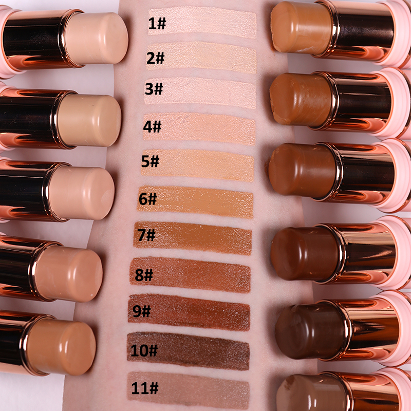 Makeup Wand Cream Contour Stick Private Label Cosmetics Manufactures Pink Makeup Stick Face Highlighter Creamy Contouring Stick