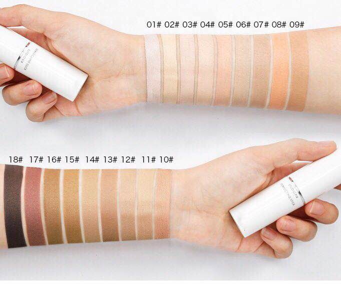 No logo Contour Stick New Moisturizing Makeup 18 Colors Waterproof Stick Concealer Makeup Liquid Concealer Free Sample