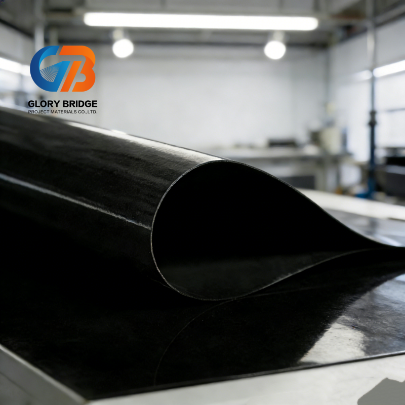 ASTM Standard Industrial Impermeable Pond Liner Anti-UV Black Double Smooth HDPE Geomembrane Sheet for Fish Farm Shrimp Farm Dam