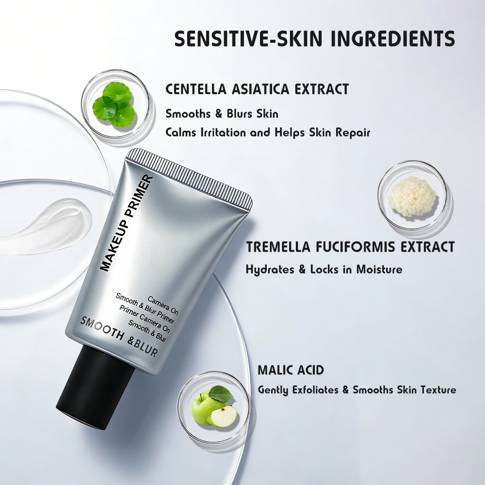 High Quality Waterproof Gel-based Moisturizing Face Primer Firming Makeup Front Isolation Light Texture Beauty