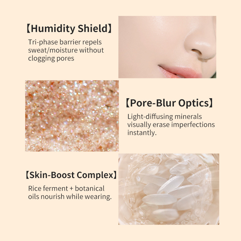 ARTMISS Overseas Hydrating Long-Lasting Lightweight Concealing Cushion Foundation Full-English Creamy Skin Finish for