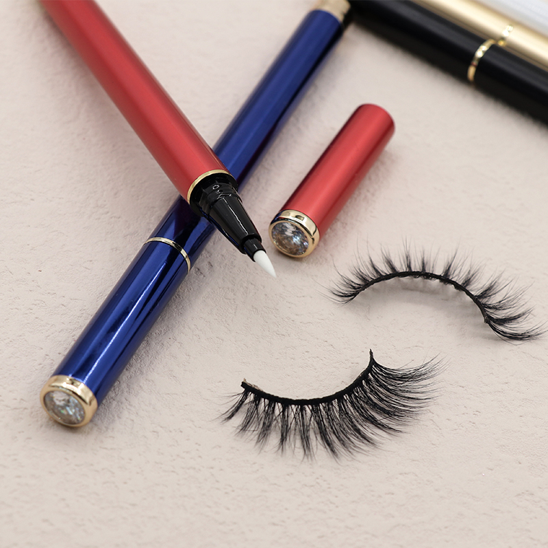 Private Label Mineral Liquid Eyeliner Waterproof Magnetic Eyelashes Eye-Catching Eye Adhesive Makeup Non-Toxic Magic Eyeliner