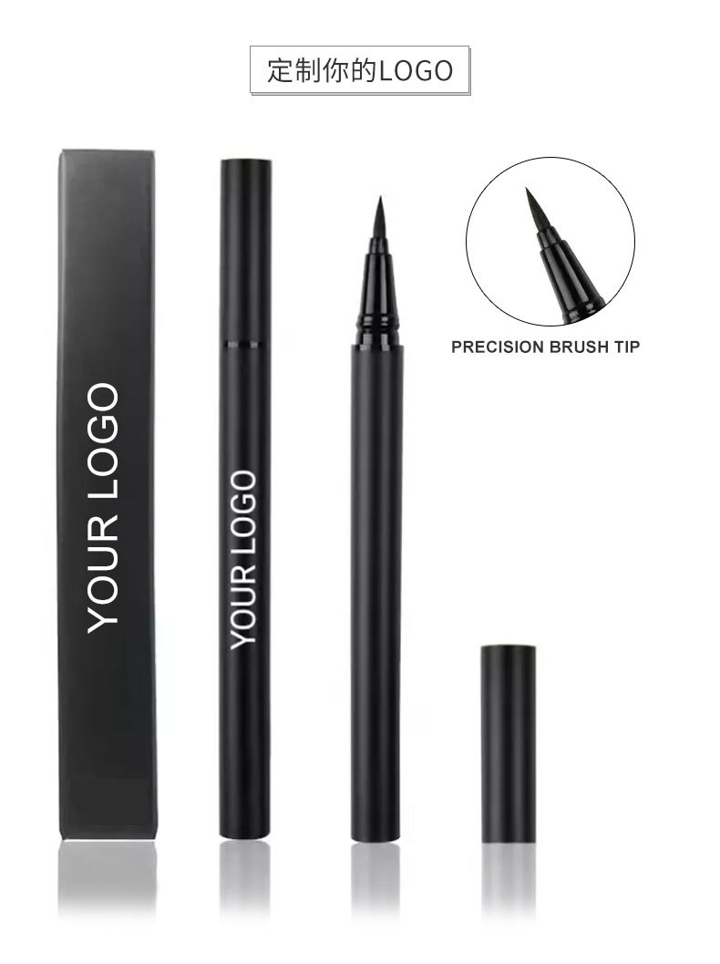 Custom Private Label High Quality Fast Dry Waterproof Eyeliner Long Lasting Black Liquid Eyeliner Pencil
