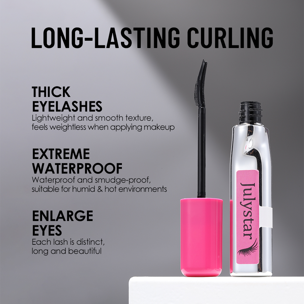 12ml Lengthening Volumizing Curling Mascara Waterproof Sweatproof Long Lasting Natural Separated Lashes Eye Makeup