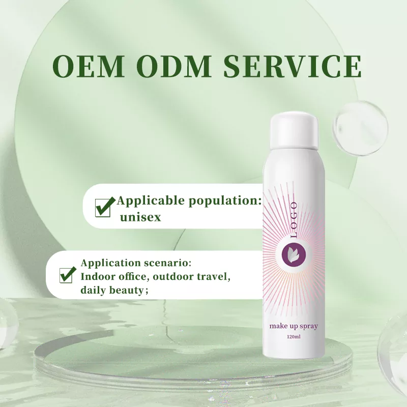 Custom Logo Seal Aerosol Makeup Fixing Spray Waterproof One Size Setting Spray Dry and Soothing Makeup Setting Spray
