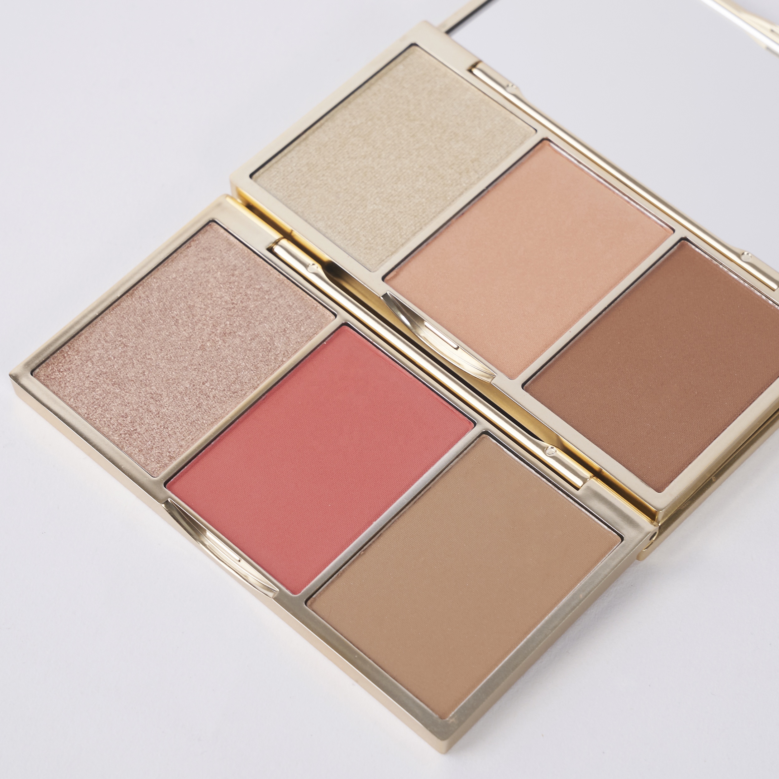 Custom Highlighter Makeup Pigment 3 Color Wholesale Pressed Powder Highlighter Palette Private Label Highlighter