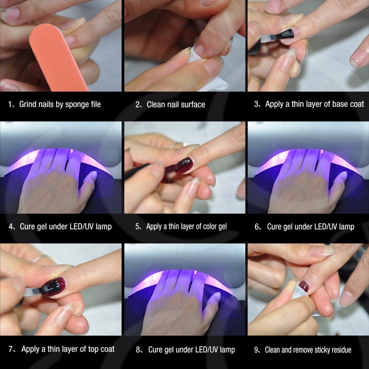 Uv Glace Cear Top Coat Diamond CCO Factory Nail Top Coat Tempered