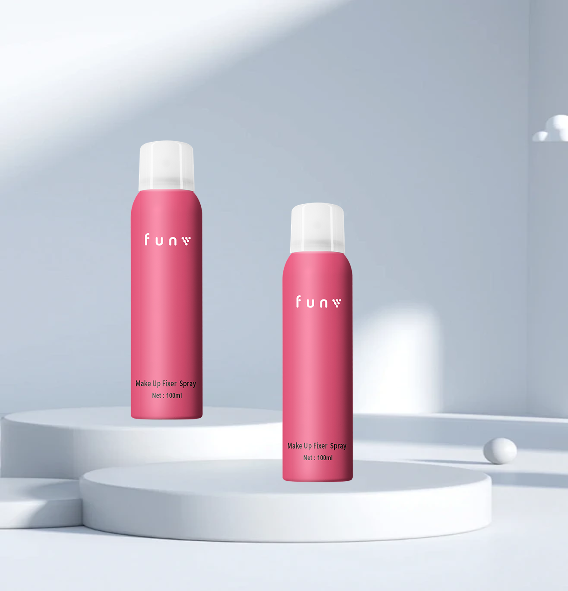 Private Label Makeup Setting Spray Waterproof 16H Hold Sweatproof Formula Long-Lasting Fixing Mist For Cosmetic Brands