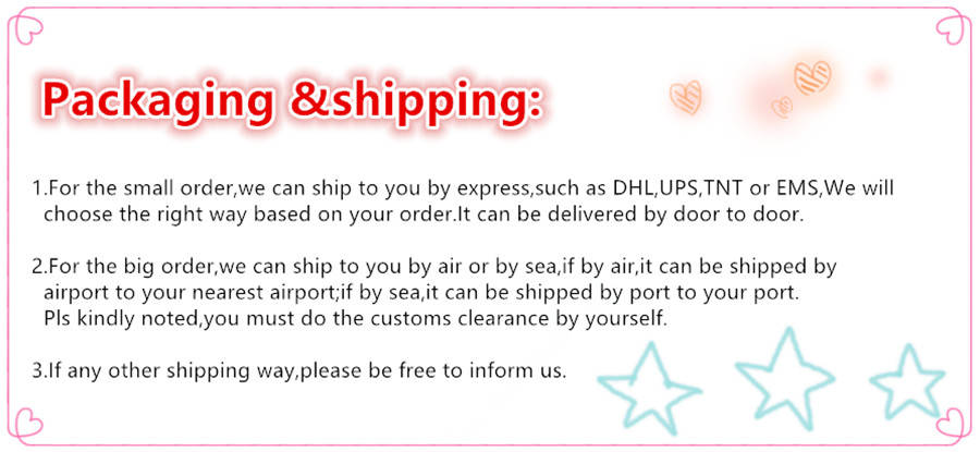 Payment & Shipping Methods