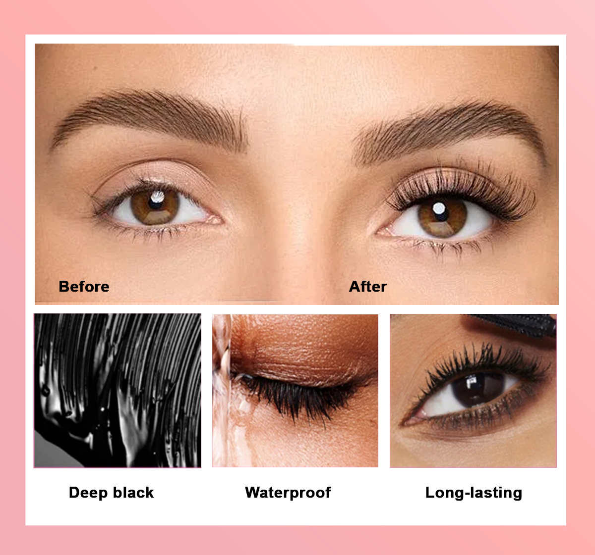 Best Selling Makeup Product Organic Cruelty Free Sky High Eyelash Volume Mascara Private Label Adjustable Mascara for Lash Lift