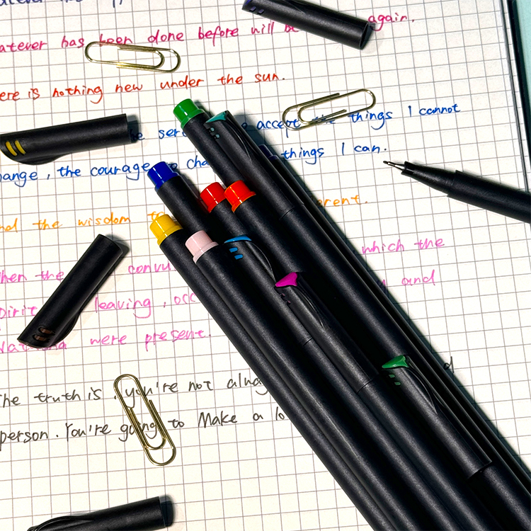 Manufacturer OEM Fineliner Pen Sets With High Quality Water Based Ink And 0.4mm Sturdy Fine Nib For Architects And Illustrators