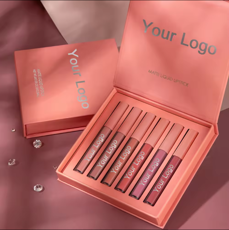 Private Label Your Logo Mineral Cream Waterproof Matte Non-stick Liquid Lipstick