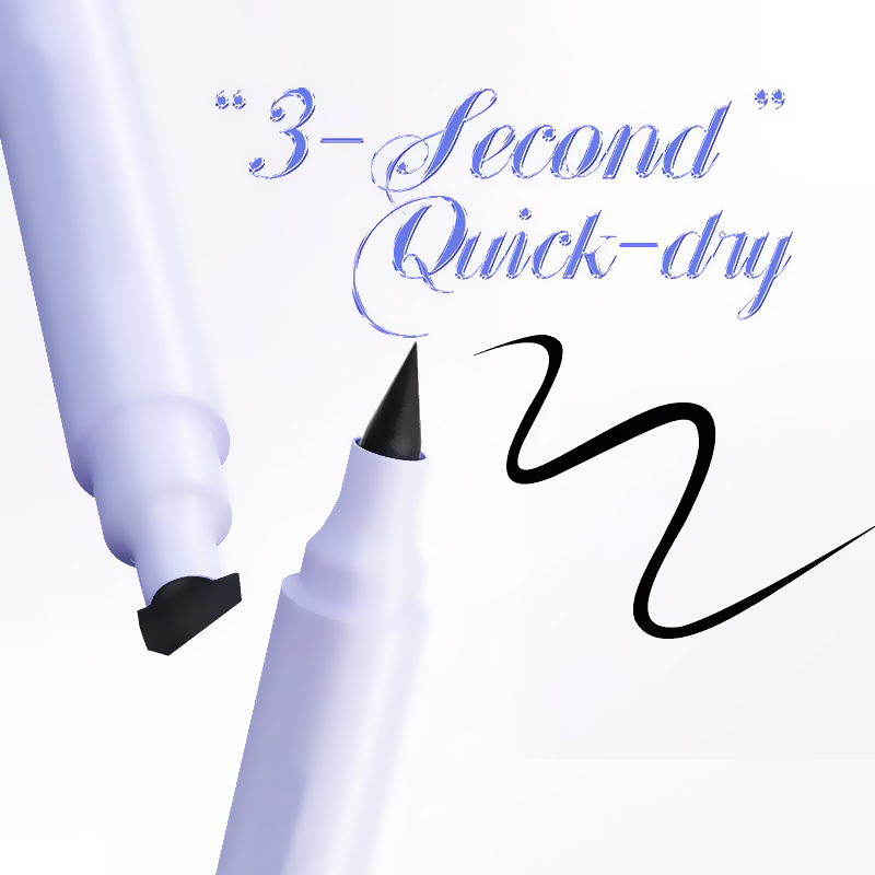 Purple Pen Case Diamond Shape Stamp Eyeliner Pen Showcase