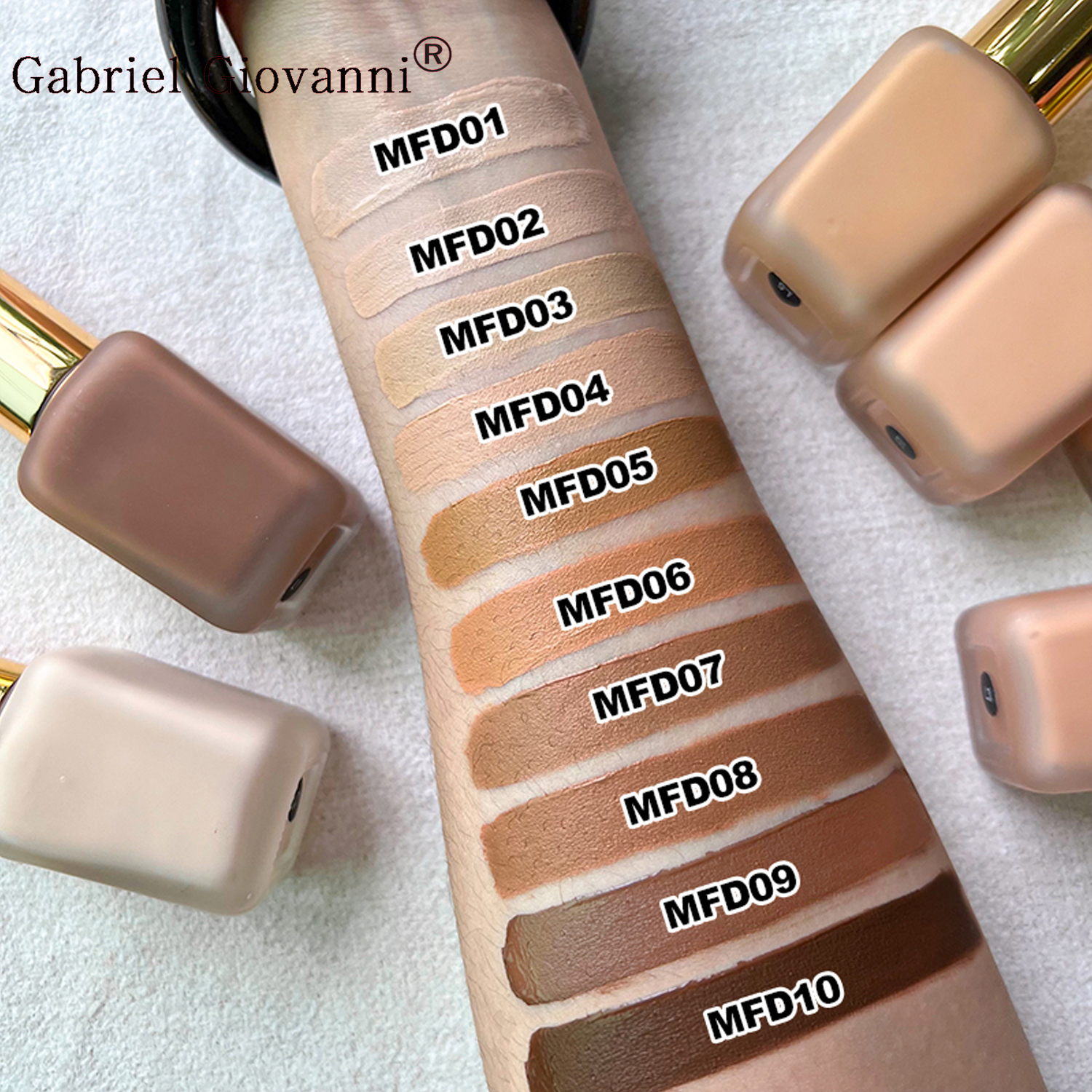 Custom logo Makeup Full Coverage Waterproof Liquid Cushion Foundation