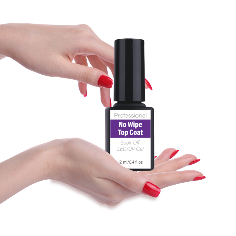 HEMA Free TPO Free No Wipe Top Coat Base Coat MatteTop Coat OEM High Quality Soak off Easily Uv Gel