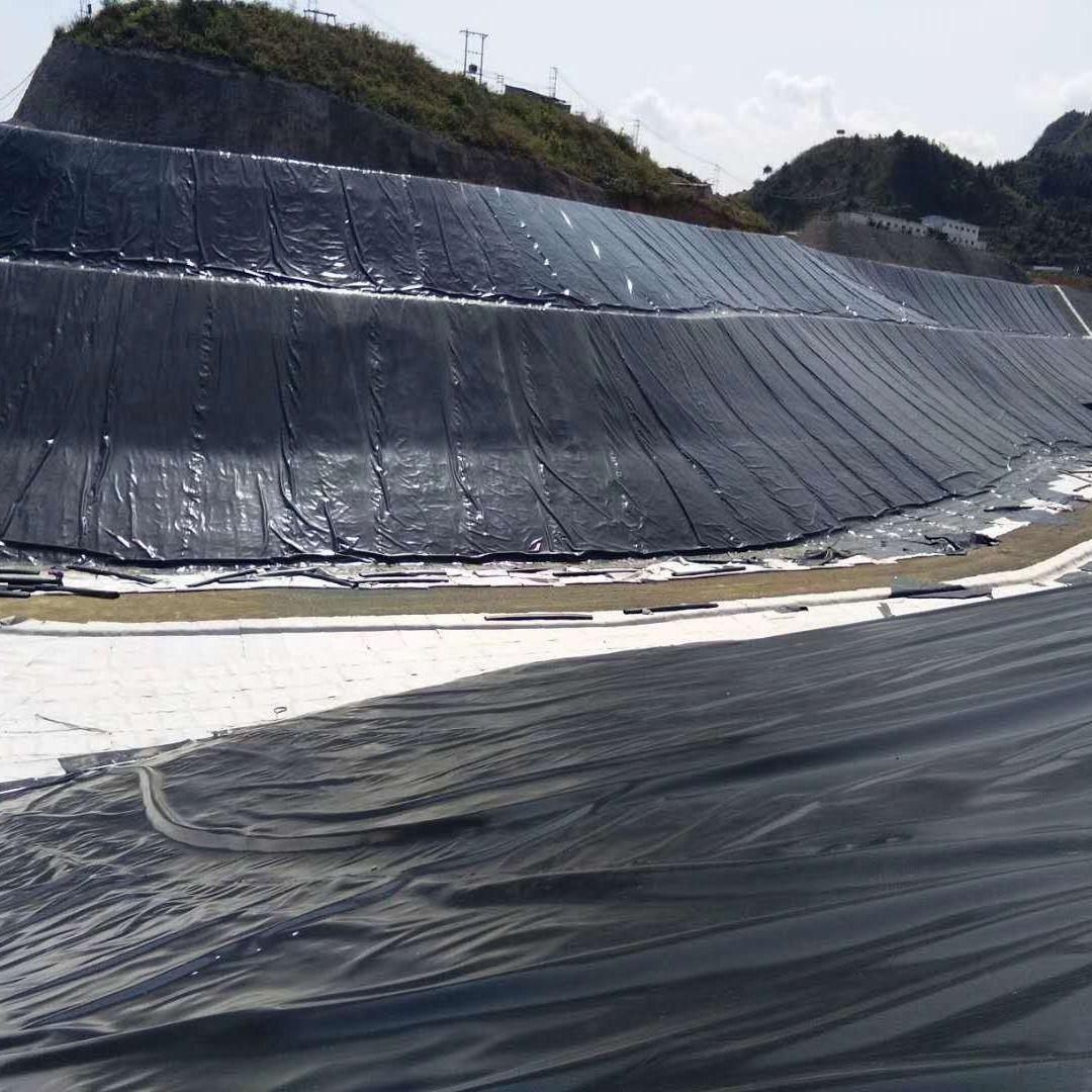Reinforced 1mm 1.5mm 2mm HDPE Polyethylene Plastic Sheeting UV Anti-Aging Pond Liner for Fish Farm Shrimp Farm Landfill