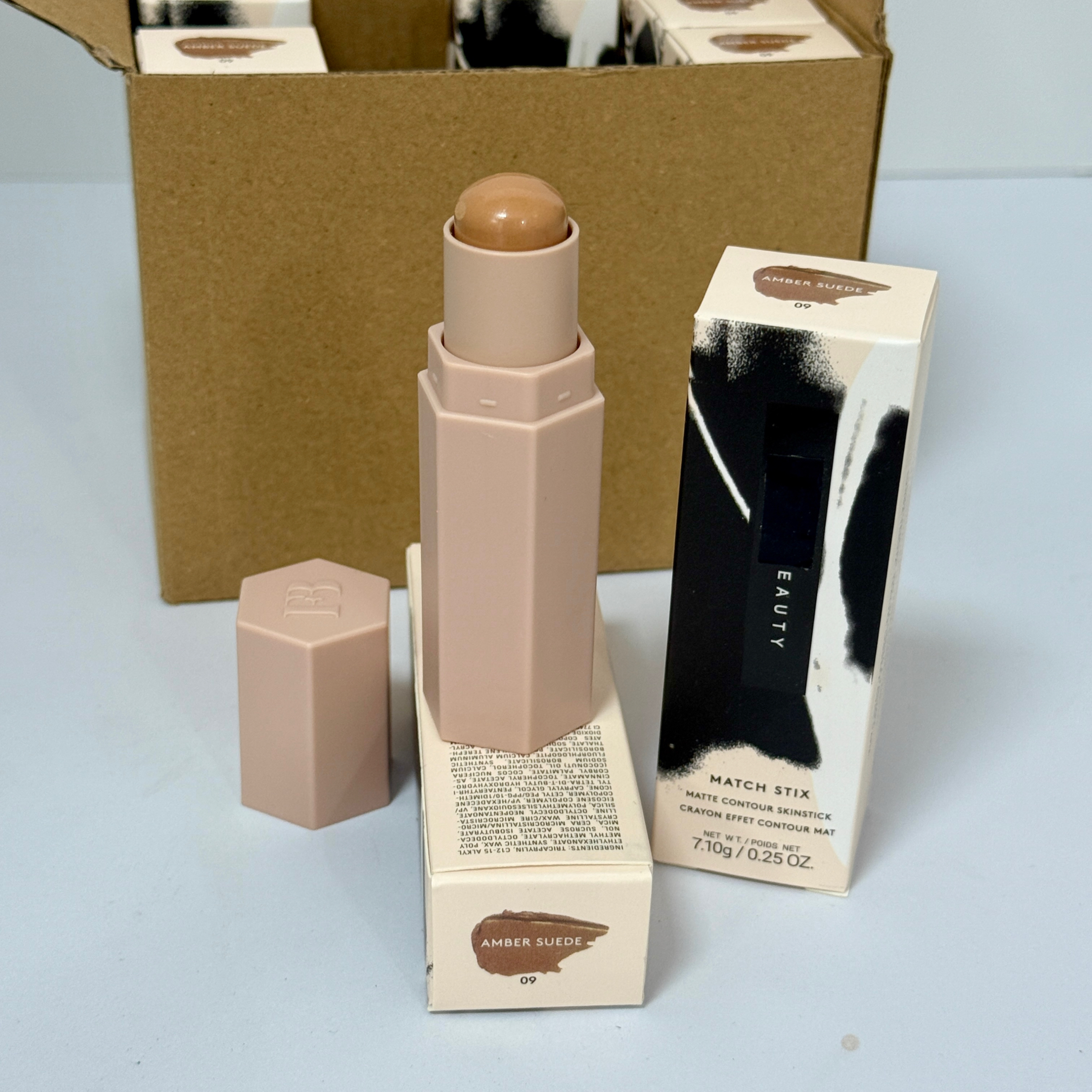 Multi-purpose Contour Pen and Highlighter, Waterproof and Long-lasting Cosmetic Face Contour Stick, FEN Makeup Bronze Stick