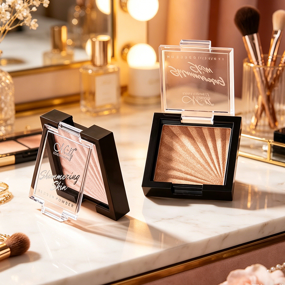 Menow F643 OEM\ODM Private Label Makeup Foundation Waterproof Star Sparkle Highlighter Powder Women Cosmetics Factory Wholesale