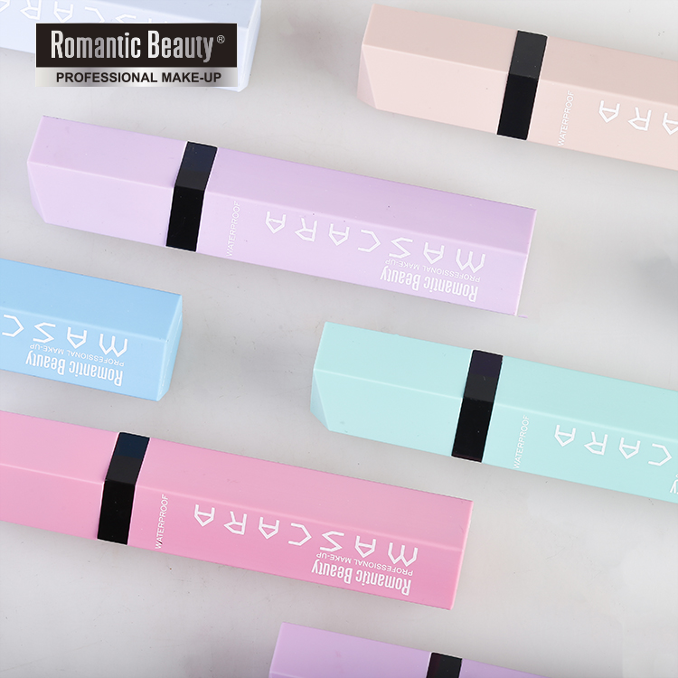 Romantic Beauty 3D Volume Mascara Makeup Fiber Lash Mascara Waterproof Mascara Extension Thick Long Curling Eyelash