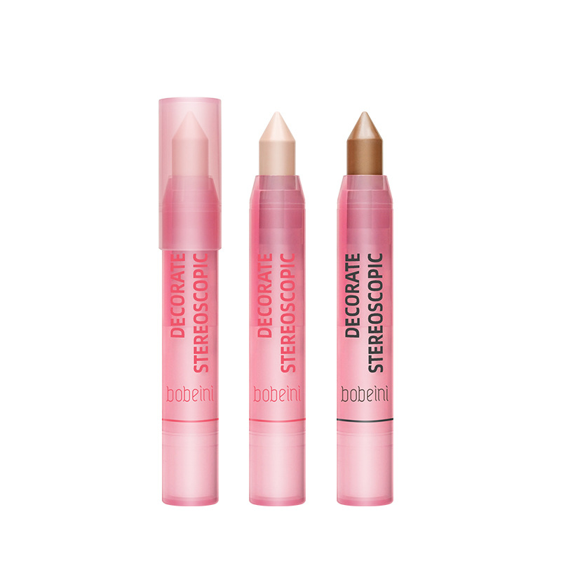 Bai Beini Contour Stick Facial Three-Dimensional Natural Fine Nose Shadow Side Waterproof Sweatproof Highlighter Made Guangzhou