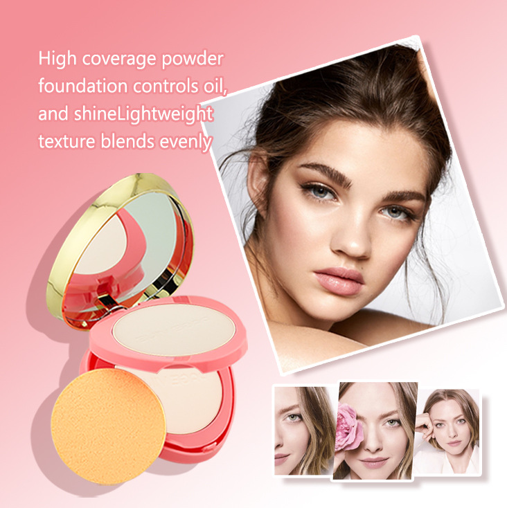 High Quality Double Full Coverage Waterproof Whitening Cushion Powder Foundation Oil-control Vegan Concealer Custom Makeup