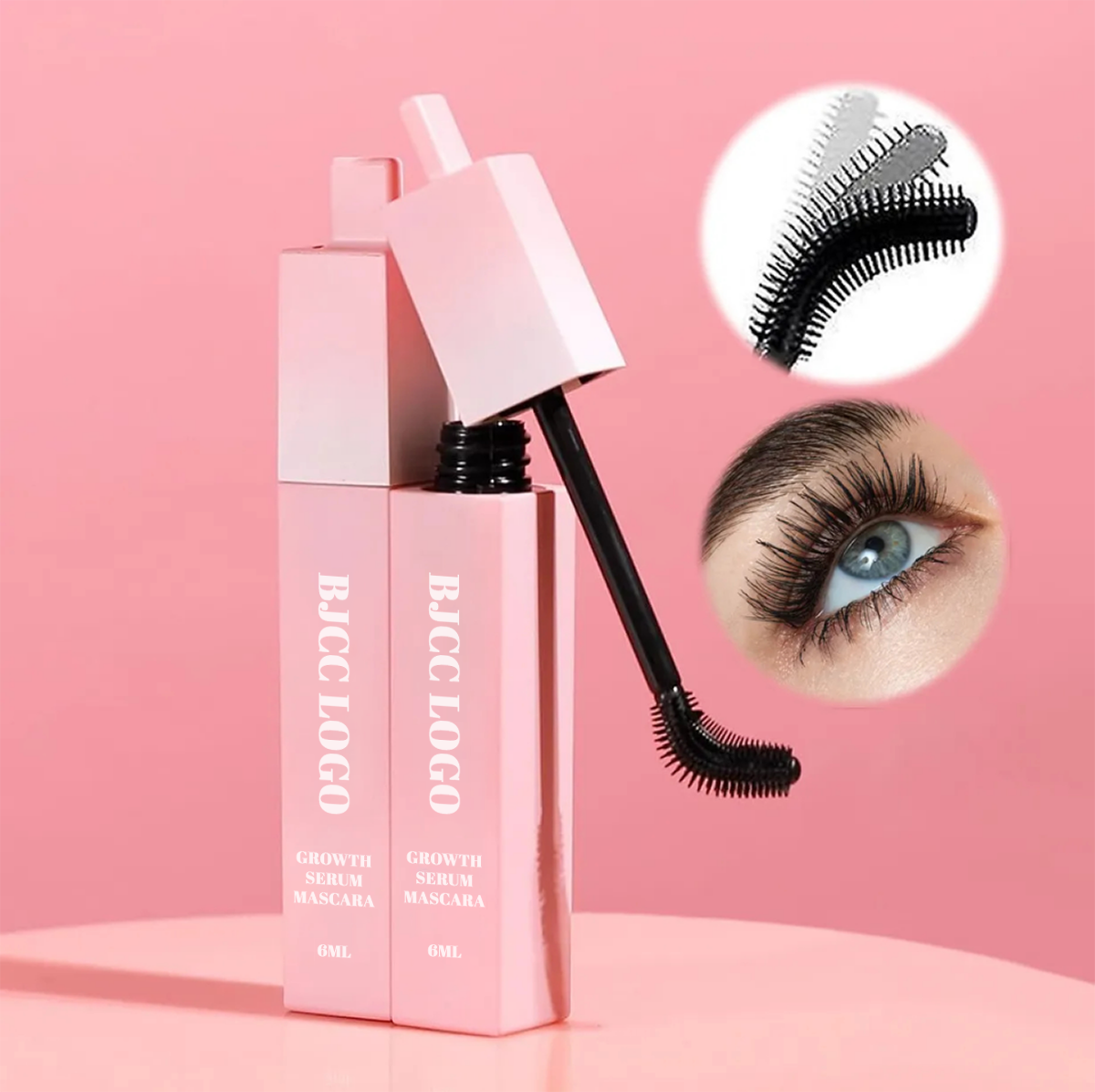 Cosmetic Private Label 3D Eyelash Lift Fiber Long Lasting Growth Serum Adjustable Mascara Waterproof Extra Volume Mascara