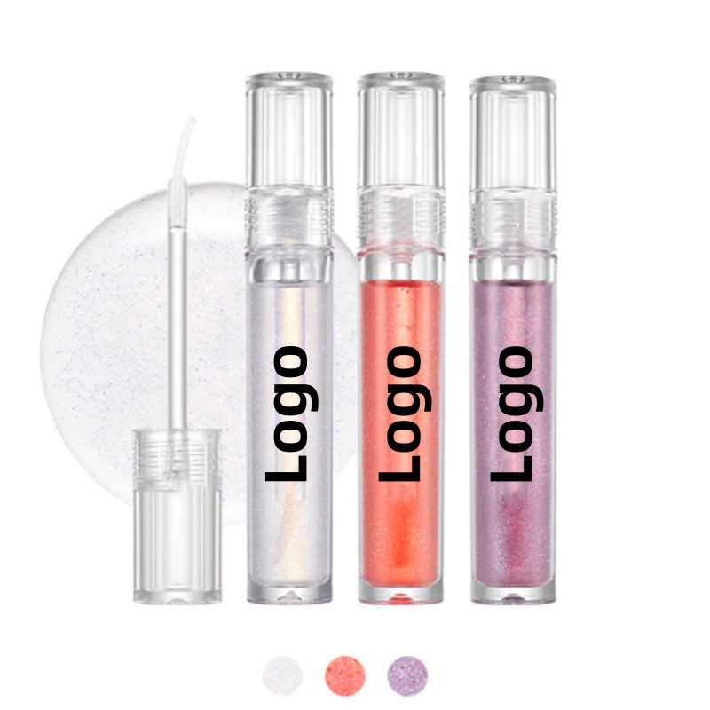 Private Label Lightweight Moisturizing Clear Lip Gloss Custom Logo Long-Wearing Glossy Lip Makeup Organic Lipstick Coat