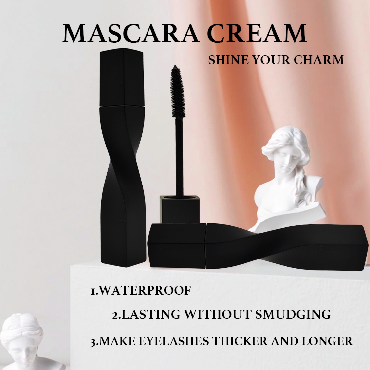 Hot Selling Private Label Vegan Liquid Mascara Waterproof &amp; Curl-Defining Silk Fiber Eyelash Lengthening Wholesale