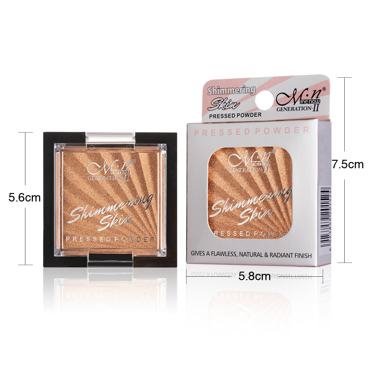 Menow F643 OEM\ODM Private Label Makeup Foundation Waterproof Star Sparkle Highlighter Powder Women Cosmetics Factory Wholesale