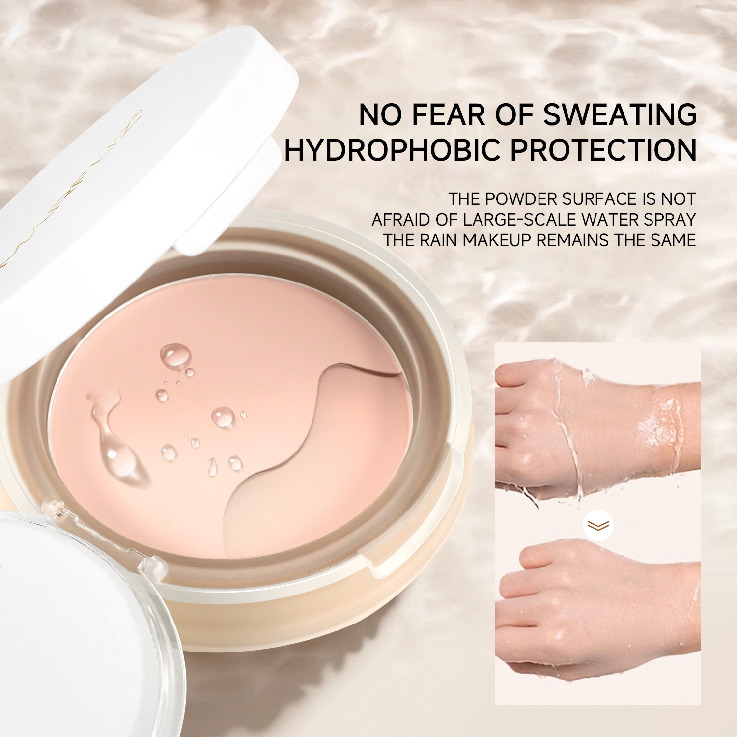 OEM MARFUZ Wholesale Soft Lock Oil Control Makeup Waterproof Velvet Concealer Setting Powder