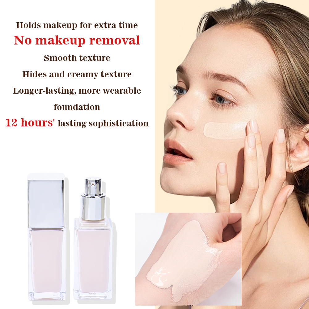 High Quality Invisible Pore Vegan Foundation Primer Custom Logo Liquid Makeup Primer for All Skin Types Private Label