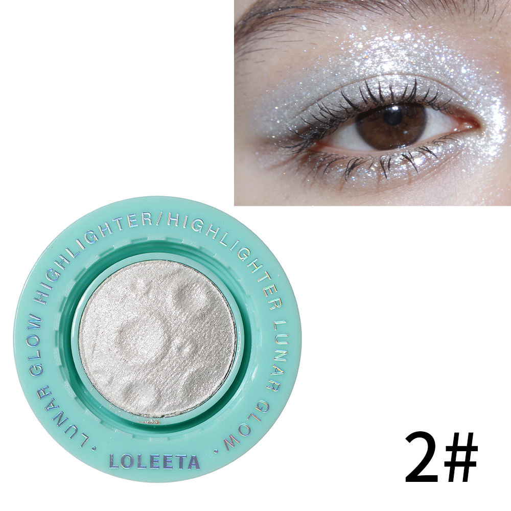 Little Luminous Planet Highlighter Powder Face Brightening 3D Contouring Flashing Fine Shimmer China Made Model 6030