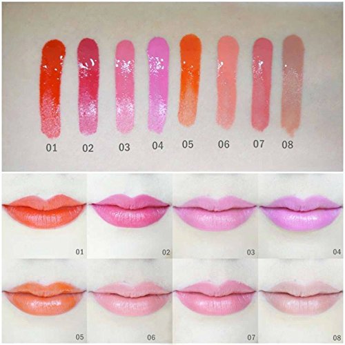 DNA Lipstick Liquid Chemical-Based Lip Color with Top Coat Mistine From Thailand