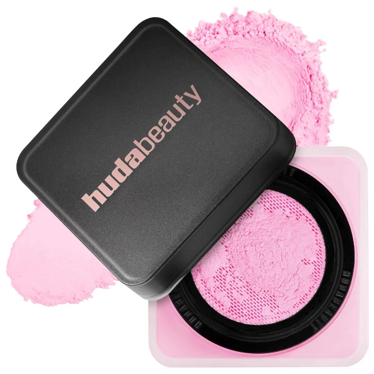 huda Oil-Control Full Coverage Makeup Setting Powder with Natural Finish Pound Cake Beauty Refreshing Finish