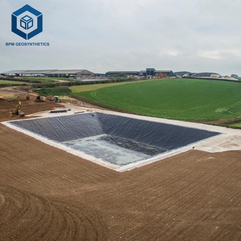 Agricultural Pond Liner HDPE Geomembrane Liner for Artificial Lake &amp; Fish Farm 1mm Thick Waterproof for Brand
