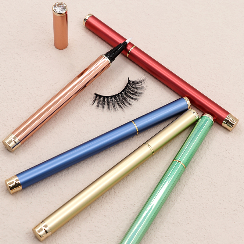 Private Label Mineral Liquid Eyeliner Waterproof Magnetic Eyelashes Eye-Catching Eye Adhesive Makeup Non-Toxic Magic Eyeliner