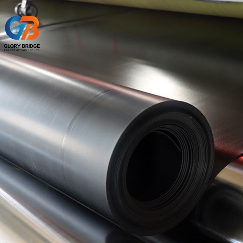 Industrial 2mm Thick Eco-Friendly Anti-UV HDPE Geomembrane Reservoir Liner for Shrimp Farm Fish Farm Pond Dam &amp; Landfill