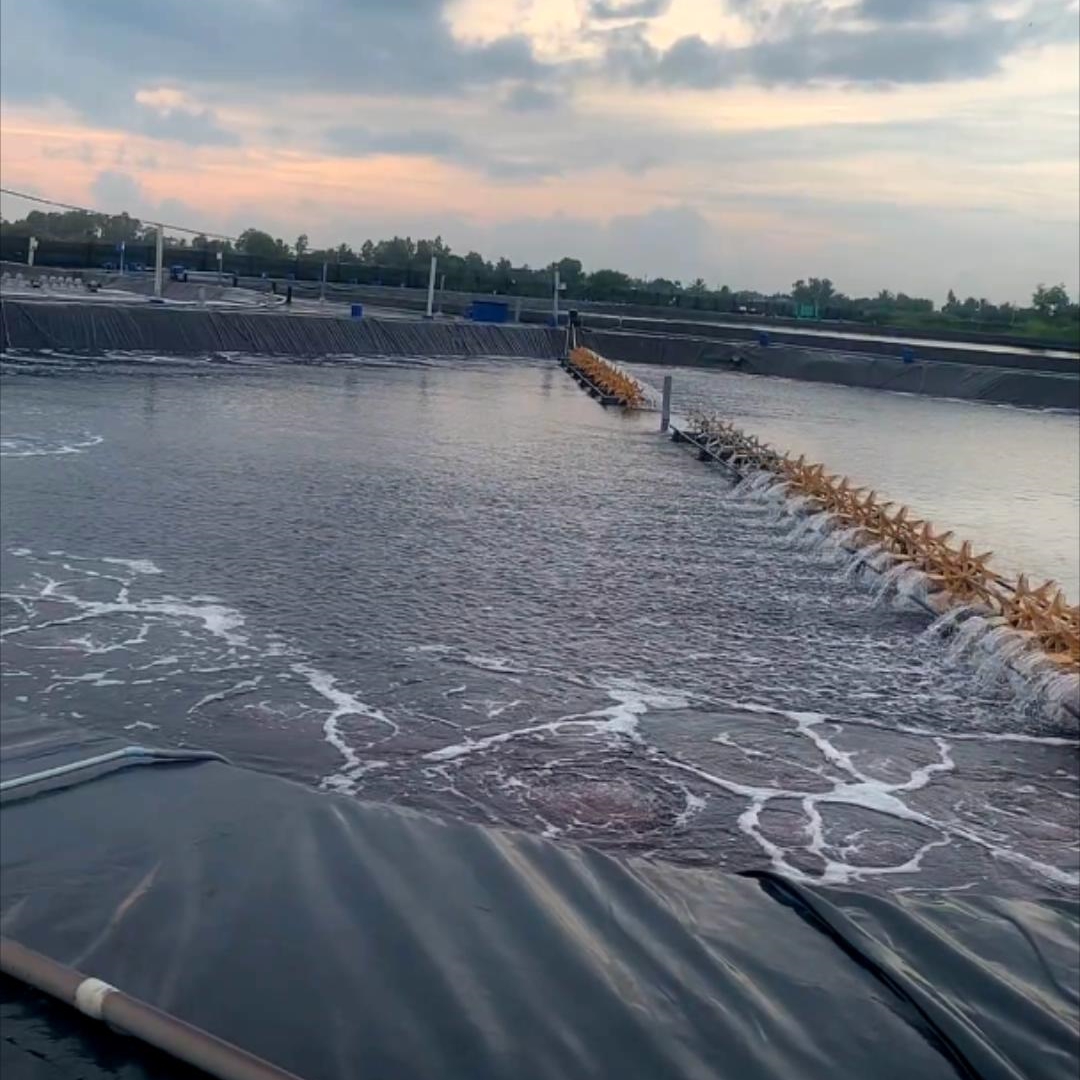 0.5-3mm UV Resistant HDPE LLDPE Waterproof Geomembrane Pond Liner for Salt Farms, Landfills &amp; Artificial Lake