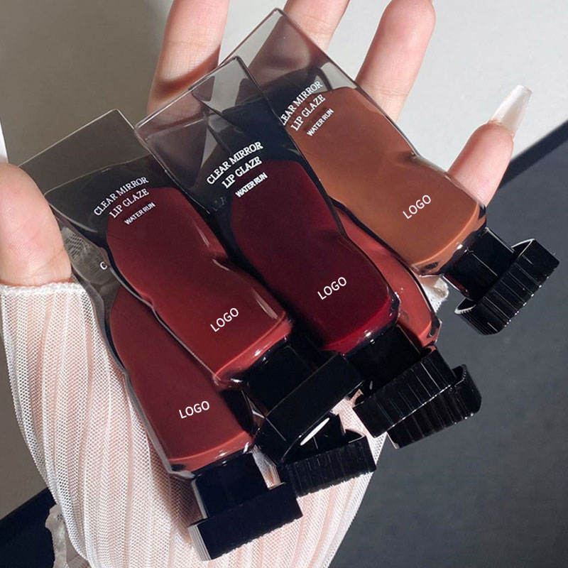 Wholesale Best Quality Mirror Water Light Liquid Lipstick Long Lasting Transparent Ice Cubes Makeup Lip Glaze Waterproof Mineral